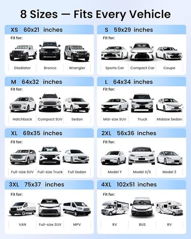 مظلة شمسية للزجاج الأمامي للسيارة من REEVAA 2025 [حماية من الشمس بنسبة 99% للحماية الداخلية القصوى] تحافظ على برودتها وقابلة للطي وإكسسوارات السيارة مع حقيبة تخزين لسيارة السيدان/سيارات الدفع الرباعي المدمجة | م (64 بوصة × 32 بوصة) in Kuwait