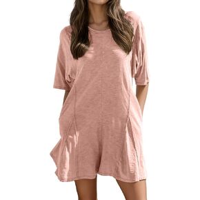 ثوب فضفاض قطني نسائي كاجوال للتمرينات الرياضية واليوجا وسروال قصير وزرة بذلة ملابس 2025 in Kuwait