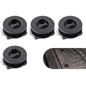 4 قطع مشابك تثبيت سجاد السيارة، مشابك سجادة أرضية مضادة للانزلاق، مثبتات سجاد السيارات، مشابك تثبيت سجادة متينة عالمية لمعظم السيارات (أسود) in Kuwait