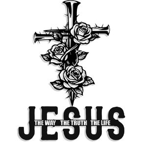 ديكور حائط متقاطع من المعدن من Kercan - ديكور غرفة حديثة، ديكور جداري فني أسود متقاطع لغرفة المعيشة وغرفة النوم وغرفة الطعام والشرفة in Kuwait