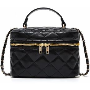 Small purses for women travle: black trendy shoulder bag with 8 organizations help easy seaching in Saudi Arabia