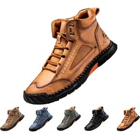 حذاء Salkin 2.0 Trail Barefoot للرجال - حذاء مصنوع يدويًا من الجلد مقاوم للماء للتنزه سيرًا على الأقدام وفي الهواء الطلق مع دعم للقوس in Kuwait