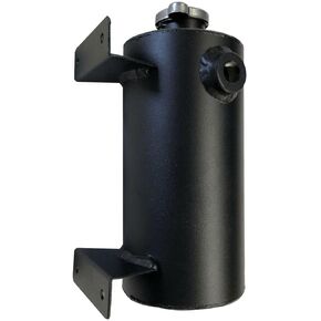 Universal 1.4L Aluminum Expansion Fill Tank Coolant Reservoir Round Style w/cap Black in Kuwait