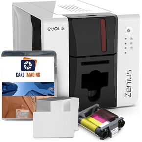 Evolis Zenius 2 Single Sided ID Card Printer & Supplies Bundle Badge Printer in Kuwait