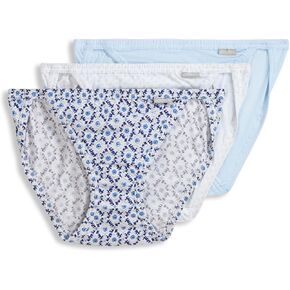 Jockey Women's Underwear Elance String Bikini - 3 Pack, Digital Lavender/Floral Pop/Tulipa, 6 in Kuwait