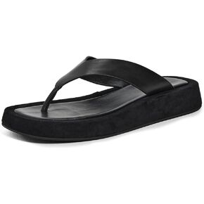 Tony Bianco Women's Ives Flat Sandals, Black Como, Size 6 in Kuwait