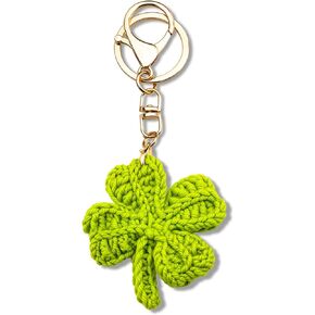 igvean Good Luck Gifts Four Leaf Clover Charm Cute Keychain for Women Birthday Gifts Ideas St Patricks Day Gifts Unique Gift for Women Girls Friend Sister Coworker Daughter in Kuwait