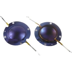 2 قطعة 32 مللي متر EV الأزرق التيتانيوم الحجاب الحاجز DH2010 ، DH3 ، 2010A-الكهربائية ، 8 أوم الألومنيوم سلك مسطح لفائف الحجاب الحاجز 8Ohm in Kuwait