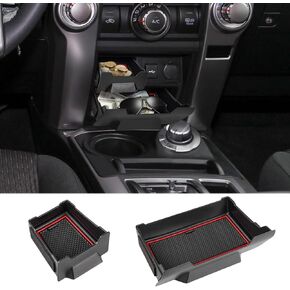 Upgrade 2PCS Center Console Storage Drawer for Toyota 4Runner 5th Gen 2014-2022 2023 2024,Front-Mounted Cubbies Organizer Extra Storage Box Center Center Organizer Interior Accessories in Kuwait