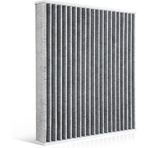 JUSTTOP CF10285 (CP285) فلتر هواء المقصورة مع الكربون المنشط، متوافق مع تويوتا كامري، RAV4، هايلاندر، كورولا، سيينا، تندرا، بريوس، 4 رانر، ليكسوس، لاند روفر، سوبارو، جاكوار، سيون in Kuwait