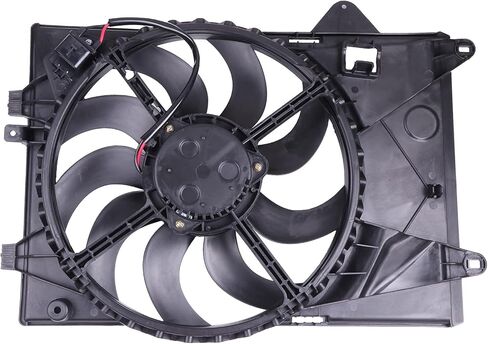 Radiator Cooling Fan Assembly Compatible with 2012-2018 for Chevrolet for Sonic 1.8L, Black Radiator Fan Direct Fit Replacement for Engine Cooling Fan in Saudi Arabia
