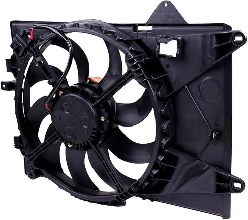 Radiator Cooling Fan Assembly Compatible with 2012-2018 for Chevrolet for Sonic 1.8L, Black Radiator Fan Direct Fit Replacement for Engine Cooling Fan in Saudi Arabia