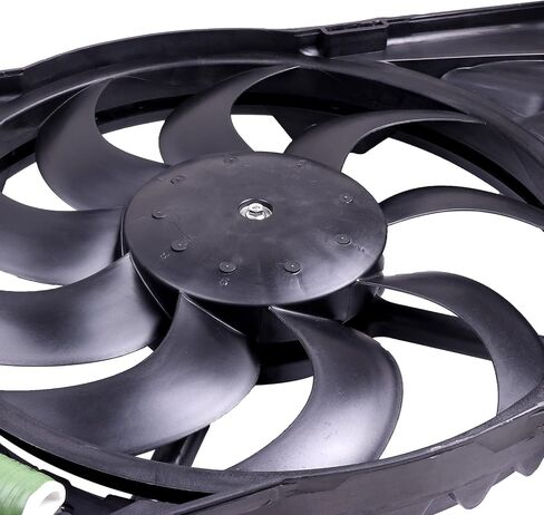 Radiator Cooling Fan Assembly Compatible with 2012-2018 for Chevrolet for Sonic 1.8L, Black Radiator Fan Direct Fit Replacement for Engine Cooling Fan in Saudi Arabia