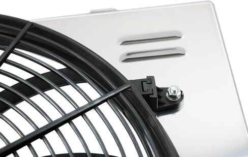 Automotive Replacement Engine Radiators Radiator Shroud Fan with Thermostat Relay Kit For Chevy Nova 1968-1974 El Camino 1975-1987 Pontiac 1968-1981 Aluminum Radiator Fan in Saudi Arabia