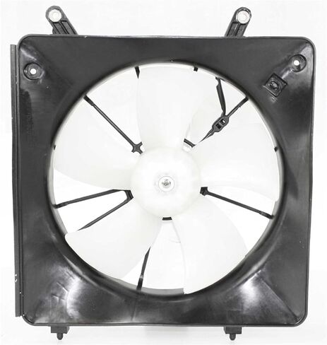 Replacement Radiator and A/C Condenser Cooling Fan Assembly Pair Set fits Honda Accord 1998-1999 4-Cyl 2.3L (Driver and Passenger Side) in Saudi Arabia