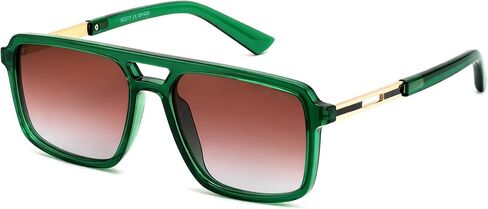 نظارات شمسية مستقطبة طراز FEISEDY Retro Aviator للرجال والنساء، نظارات شمسية عصرية مستطيلة للنساء والرجال UV400 للقيادة B0377 in Saudi Arabia