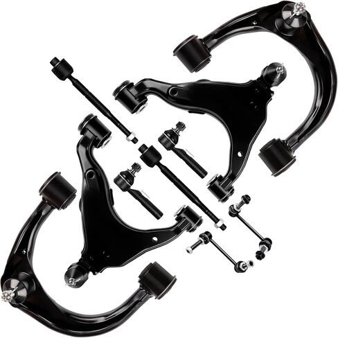 10pc Set Front Suspension Kit Lower Upper Control Arm Tie Rod End Sway Bar Links Replacement for 2003-2009 For Toyota For 4Runner 2007-2009 Fj Cruiser 2003-2009 For Lexus Gx470 in Saudi Arabia