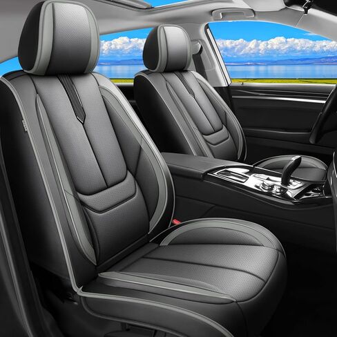 أغطية مقاعد السيارة Fit NX لسيارة Lexus NX 250/350/350h/450h 2021-2025 2026 - جلد ممتاز مقاوم للماء وجيد التهوية، متوافق مع الوسادة الهوائية، واقي وسادة المقعد في جميع الأحوال الجوية، مجموعة كاملة، أسود-بني in Kuwait