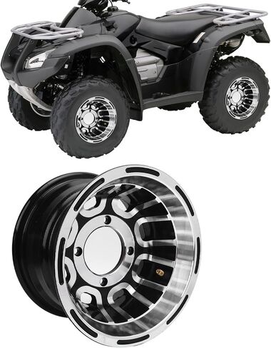 Aluminum Alloy ATV Wheel Rim, 8 Inch, Quad Bike, Go Kart, ATV Wheel Rim for Various Mounting Needs with Strong Adaptability in Saudi Arabia