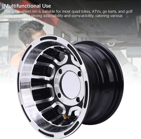 Aluminum Alloy ATV Wheel Rim, 8 Inch, Quad Bike, Go Kart, ATV Wheel Rim for Various Mounting Needs with Strong Adaptability in Saudi Arabia