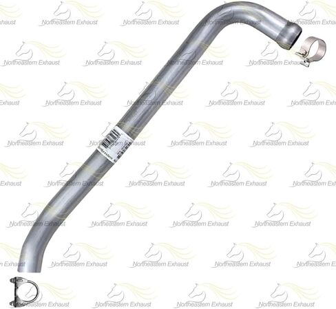 Exhaust Intermediate Pipe Compatible for 2011-2016 Chrysler Town & Country 3.6L | Stainless Steel | Northeastern Exhaust | Free Clamps Included | Direct-Fit Replacement in Saudi Arabia