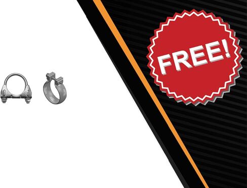 Exhaust Intermediate Pipe Compatible for 2011-2016 Chrysler Town & Country 3.6L | Stainless Steel | Northeastern Exhaust | Free Clamps Included | Direct-Fit Replacement in Saudi Arabia