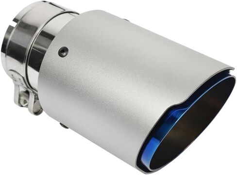 أطراف عادم السيارة بمدخل 3 بوصات ومخرج 4 بوصات تناسب 74-76 مم OD ماسورة عادم الذيل تحتاج إلى الارتفاع> عرض 2.2 بوصة> 4.4 بوصة محروقة in Kuwait