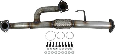 Exhaust Y Pipe Front Flex Pipe with Mounting Hardware Kit for Honda Pilot 2005-2011, Ridgeline 2006-2008, Acura MDX 2003-2006 3.5 in Saudi Arabia