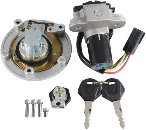 مجموعة مفاتيح غطاء خزان الوقود لمفتاح إشعال الدراجة النارية مناسبة لـ Ducati ST4S ST3 848 1098 1198 1098S 1198S، لـ Ducati MULTISTRADA 620 1000s، Hypermotard 796 1100 in Saudi Arabia