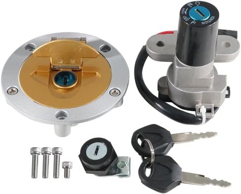 مجموعة مفاتيح غطاء خزان الوقود لمفتاح إشعال الدراجة النارية مناسبة لـ Ducati ST4S ST3 848 1098 1198 1098S 1198S، لـ Ducati MULTISTRADA 620 1000s، Hypermotard 796 1100 in Saudi Arabia