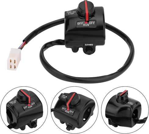 مفتاح تشغيل/إيقاف تشغيل المحرك JAVIK متوافق مع Yamaha XS650 1979-1981 XS400 1979 XS650S 1979-1983 OEM# 2L0-83975-01-98 in Saudi Arabia