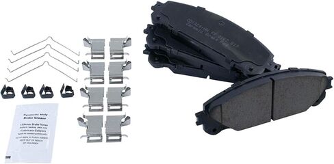 Front and Rear Brake Pad Set Ceramic Hardware Compatible with 2015-2017 Lexus NX200t 2018-2021 NX300 2015-2020 NX300h 2020 Toyota Avalon Camry in Saudi Arabia