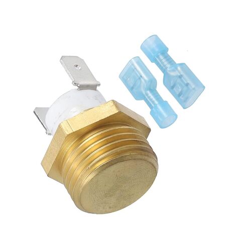 Unifizz Universal Automotive Radiator Engine Cooling Fan Temperature Thermo Sensor Switch 1/2'' NPT 200 Degrees on 185 Degrees Off in Saudi Arabia