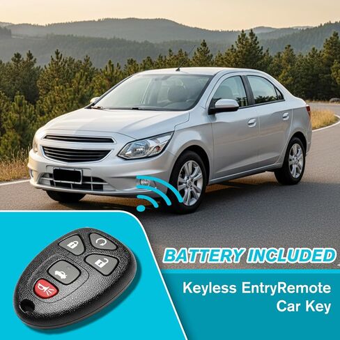 Car Key Fob Keyless Entry Remote 315MHz 22733524 / KOBGT04A for Saturn Sky/Aura 2007-2009 for Buick Lacrosse 2005-2009 for Chevrolet Cobalt/Malibu for Pontiac G5 / G6 / Grand Prix | 5 Buttons in Saudi Arabia