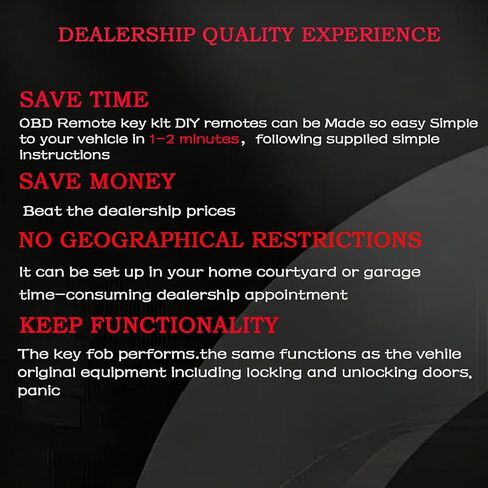 IYZ-C01C DIY Key Fob Replacement kit Dodge RAM 2008 2009 2010 2011 2012, Grand Caravan Chrysler Town Country Jeep Grand Cherokee Keyless Entry Remote with Easy Simple OBD Tool in Saudi Arabia
