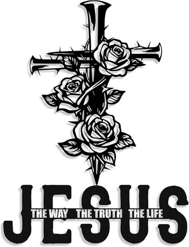 ديكور حائط متقاطع من المعدن من Kercan - ديكور غرفة حديثة، ديكور جداري فني أسود متقاطع لغرفة المعيشة وغرفة النوم وغرفة الطعام والشرفة in Kuwait