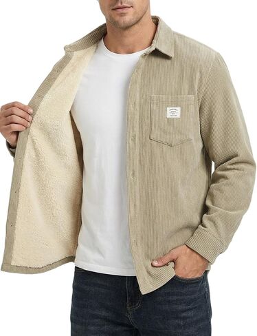 ZAFUL Men's Shacket Aztec Print Shirt Jacket Flannel Button Up Turndown Collar Overshirt Chest Pocket Button Flap Thick Shirt in Saudi Arabia
