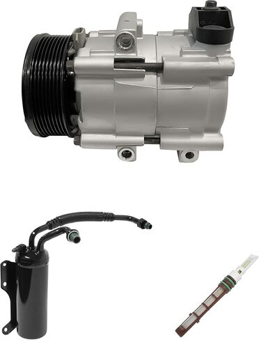 طقم ضاغط وقابض مكيف الهواء الجديد من RYC KT AE56N (يناسب Ford E-150 Econoline، E-250 Econoline 4.6L، 5.4L 1997-2001؛ يناسب Ford E-350 Super Duty 5.4L، 6.8L، 7.3L 1999، 2000، 2001) in Saudi Arabia
