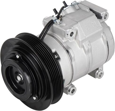 AC Compressor with A/C Clutch Fit for Toyota Sienna 3.3L 2004 2005 2006, Sienna 3.5L 2007 (To 12/15/2006), Air Condition automotive replacement, Replaces CO 10854C in Saudi Arabia
