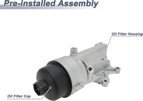 Engine Oil Filter Housing for Mini Cooper 1.6L L4 2010-2015 No.11428643757/11427583111 Transmission Oil Cooler Aluminum Alloy 1 Pc in Saudi Arabia