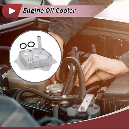 Engine Oil Cooler for Toyota Land Cruiser 2008-2021 Transmission Oil Cooler Trans Cooler No.1571038021/15710-0S010 Aluminum Alloy 1 Pcs Car in Saudi Arabia