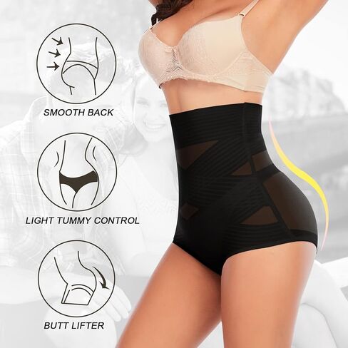 Werena Women Tummy Control Shapewear Panties Shaping Underwear High Waist Body Shaper in Saudi Arabia