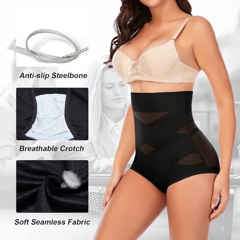 Werena Women Tummy Control Shapewear Panties Shaping Underwear High Waist Body Shaper in Saudi Arabia