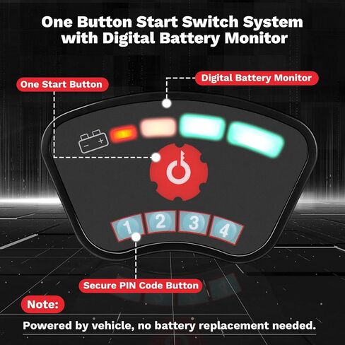 Golf Cart Keyless Ignition Switch Fits for EZGO TXT Club Car DS Precedent Tempo Onward Yamaha Golf Cart Keyless Start Remote Switch System No Key Required Replacement Accessories in Saudi Arabia