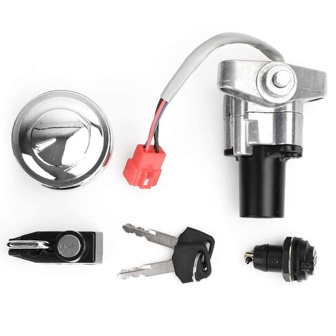 Topteng Ignition Starter Switch Key Kit with Fuel Gas Cap for Yamaha XVS250 Drag Star 2000-17, XVS650 V-Star Custom 1998-2017, XVS1100 V-Star Custom 1999-2011, XVS650AT V-Star Silverado 2003-2011 in Saudi Arabia
