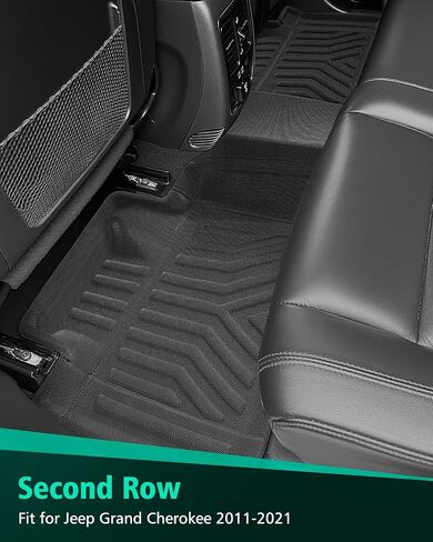 Floor Mats for Jeep Grand Cherokee: 2011-2021(Not for L), All Weather Floor Liners Car Accessories for Grand Cherokee 2021 2020 2019 2018 2017 2016 2015 2014 2013 2012 2011, 3PCS Lightweight Tough XPE in Saudi Arabia