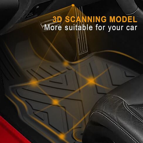 لملحقات 2020-2025 2026 Chevy Corvette C8 الحصير الأرضية وحصائر البضائع الأمامية والخلفية مجموعة كاملة من TPE للحماية من جميع الأحوال الجوية (مجموعة كاملة) in Kuwait