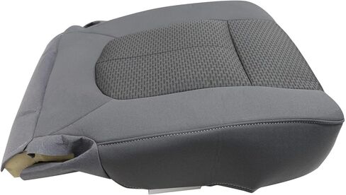 Steel Gray Front Driver & Passenger Side Bottom Replacement Cloth Seat Covers Compatible with Ford F250 F350 F450 F550 2011 2012 2013 2014 2015 2016 in Saudi Arabia
