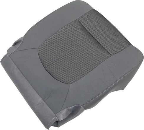 Steel Gray Front Driver & Passenger Side Bottom Replacement Cloth Seat Covers Compatible with Ford F250 F350 F450 F550 2011 2012 2013 2014 2015 2016 in Saudi Arabia
