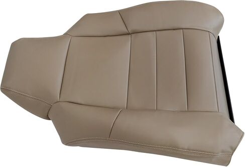 غطاء مقعد جلدي بديل للسائق والراكب من الجانب السفلي والعلوي من GXARTS TAN متوافق مع Ford F250 F350 F450 F550 2002-2007 مناسب لـ Ford Excursion 2002 2003 2004 2005 in Saudi Arabia